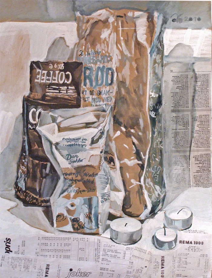 Покупки. 2011. б., смеш. техника. 58х38